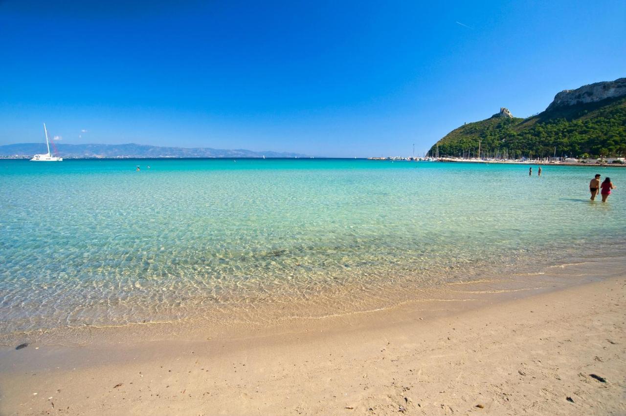 Bonu Bentu - Poetto Beach Кальяри Экстерьер фото